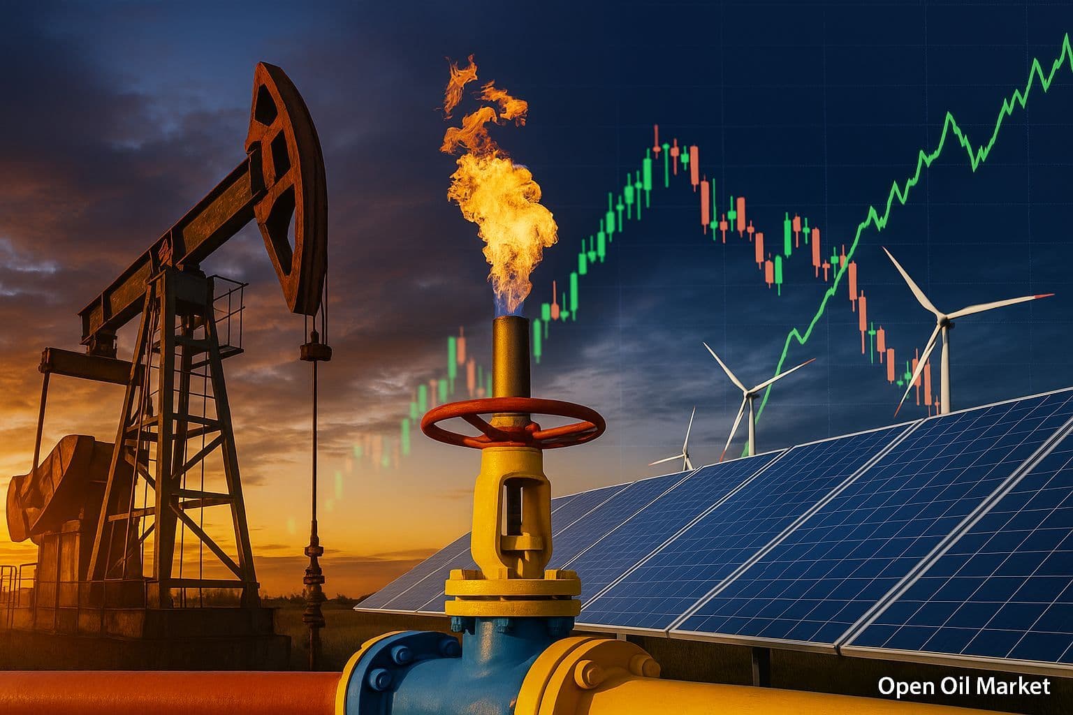 Dinámica del mercado energético global en la última década: petróleo y gas