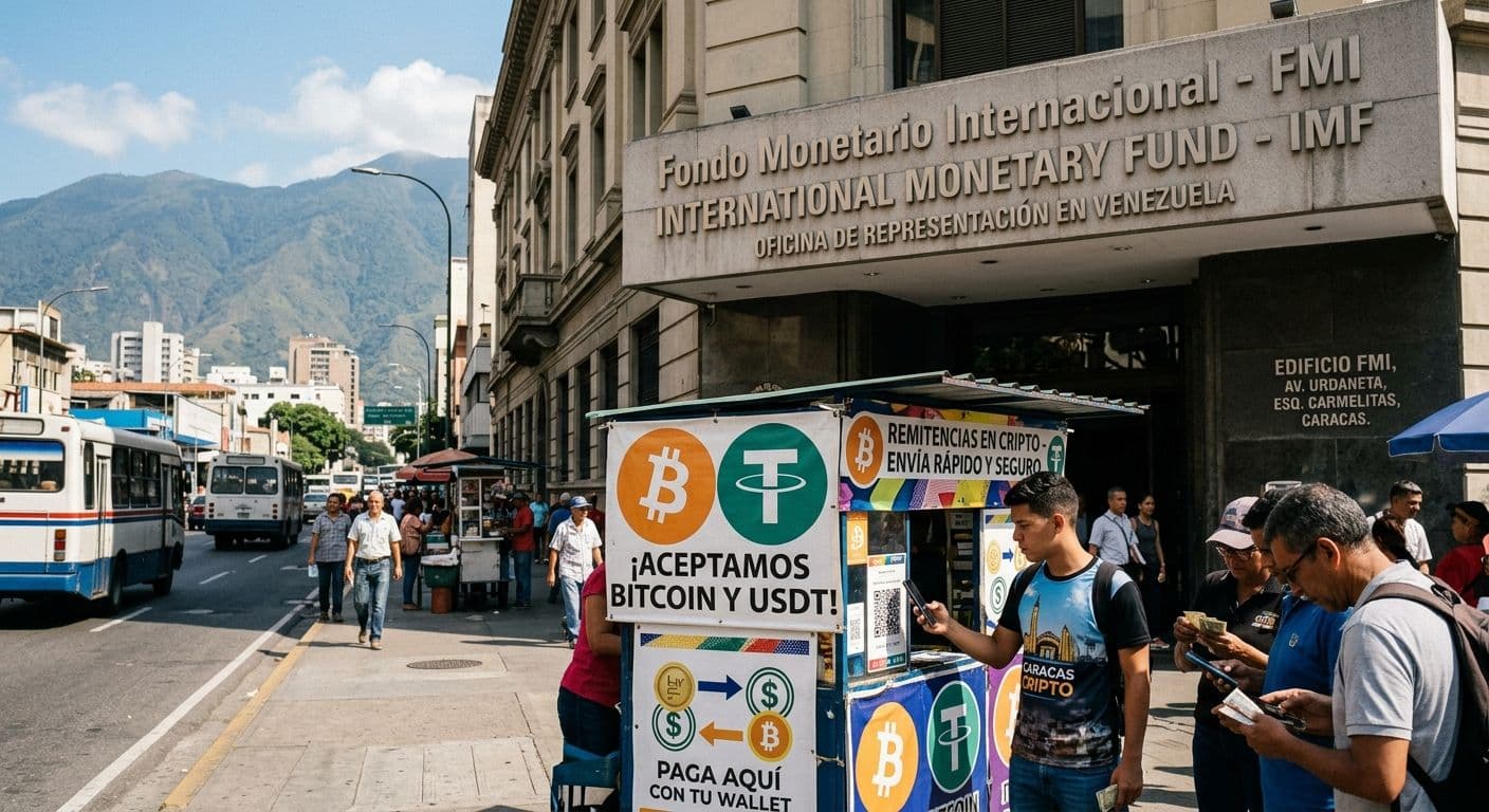La apertura de una oficina del FMI en Caracas y el desafío de una economía que ya adoptó las criptomonedas